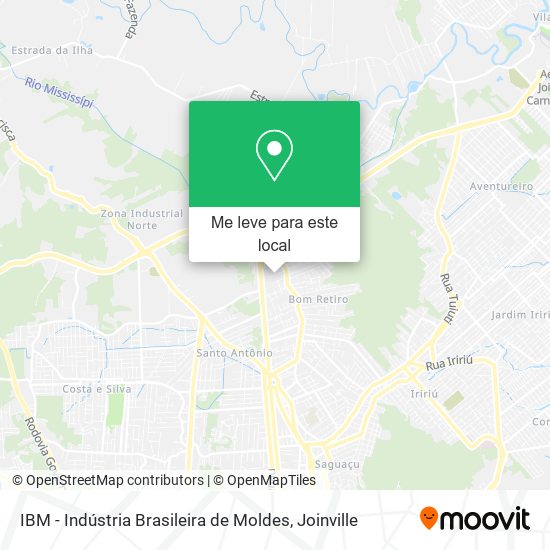 IBM - Indústria Brasileira de Moldes mapa