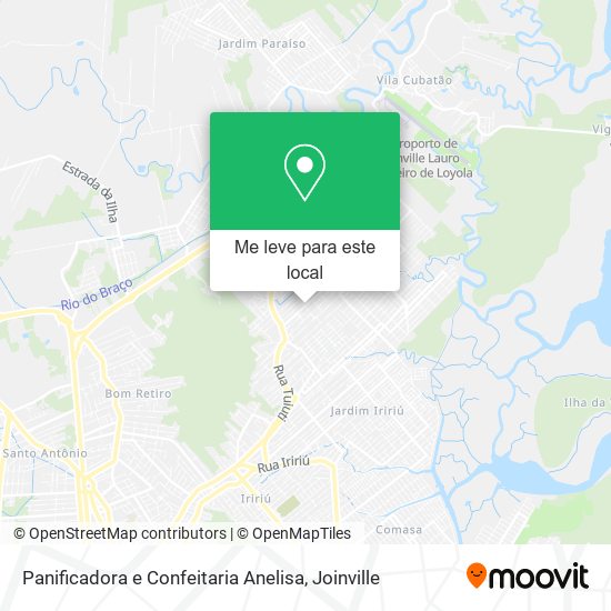 Panificadora e Confeitaria Anelisa mapa