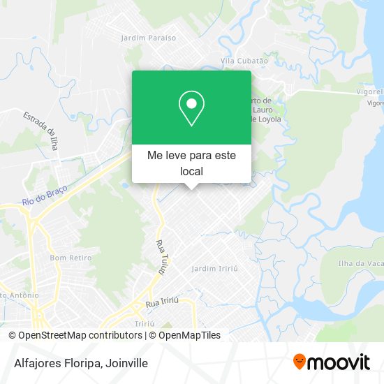 Alfajores Floripa mapa