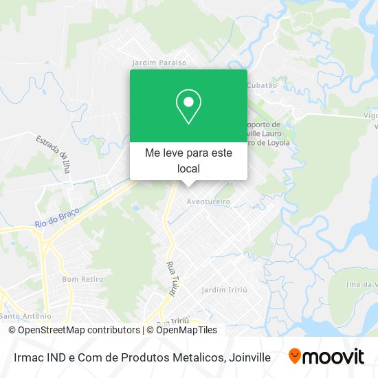 Irmac IND e Com de Produtos Metalicos mapa