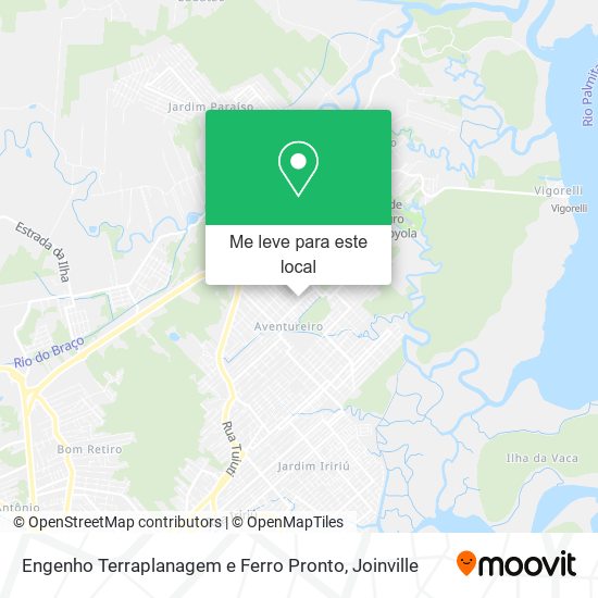 Engenho Terraplanagem e Ferro Pronto mapa