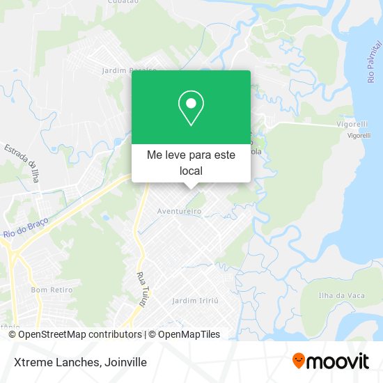 Xtreme Lanches mapa
