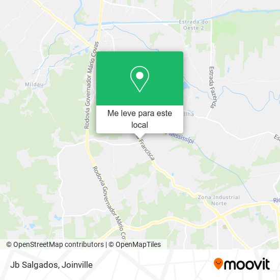 Jb Salgados mapa