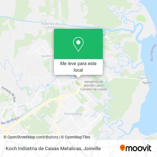 Koch Indústria de Caixas Metalicas mapa