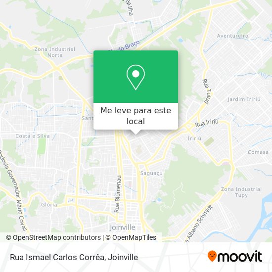 Rua Ismael Carlos Corrêa mapa