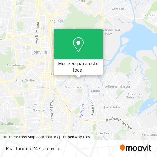 Rua Tarumã 247 mapa