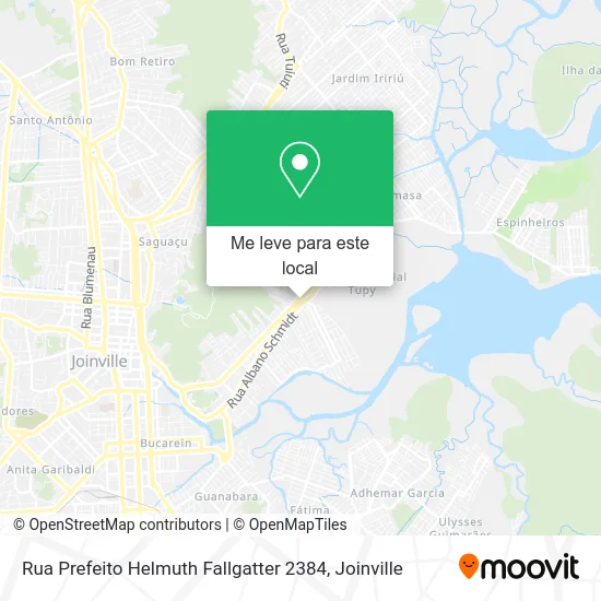 Rua Prefeito Helmuth Fallgatter 2384 mapa