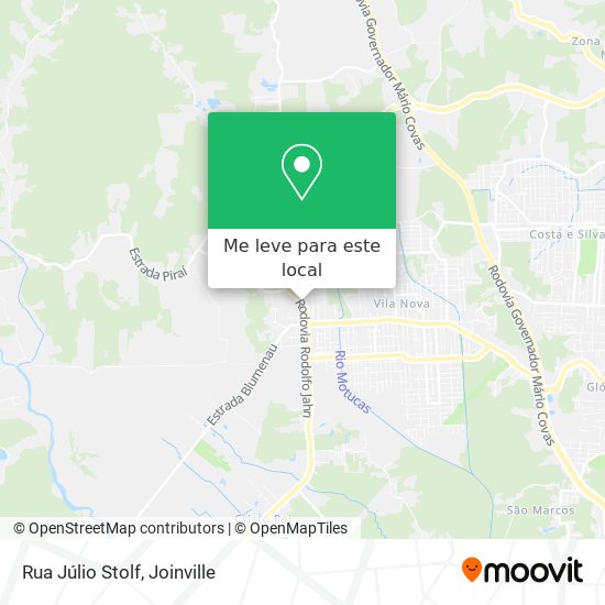 Rua Júlio Stolf mapa