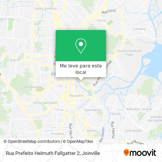 Rua Prefeito Helmuth Fallgatter 2 mapa