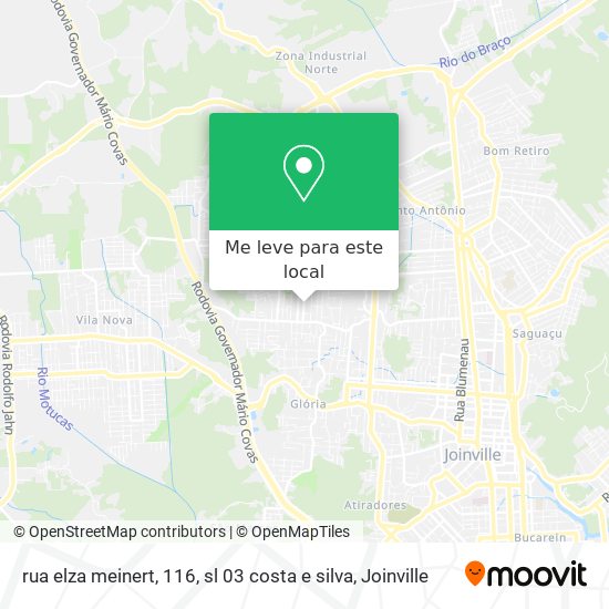rua elza meinert, 116, sl 03 costa e silva mapa
