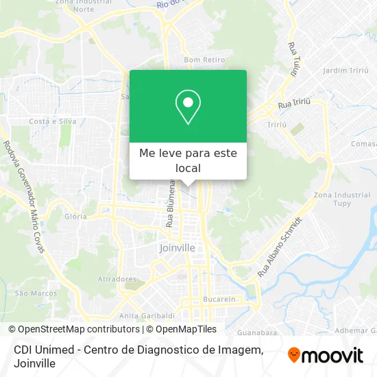 CDI Unimed - Centro de Diagnostico de Imagem mapa