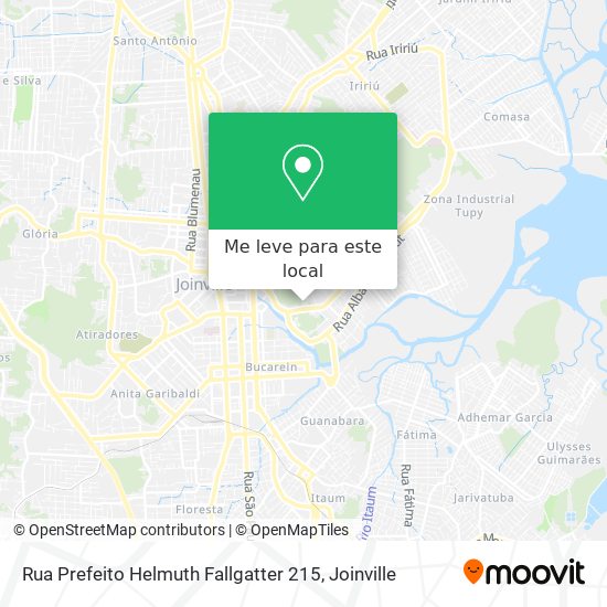 Rua Prefeito Helmuth Fallgatter 215 mapa