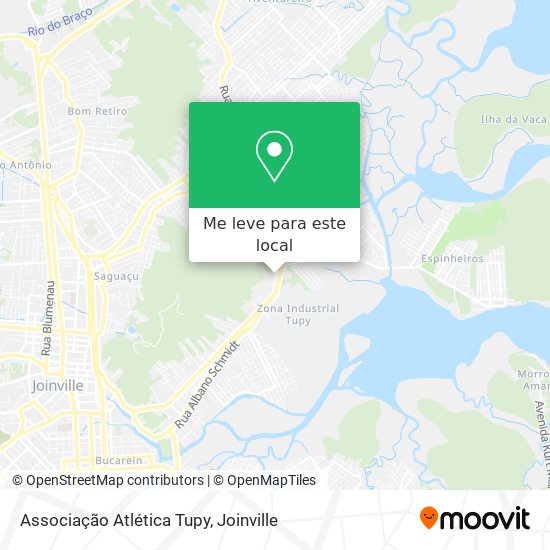 Associação Atlética Tupy mapa