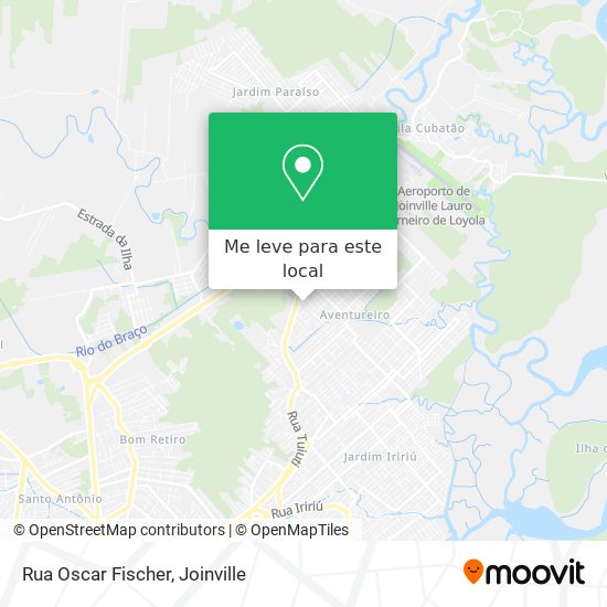 Rua Oscar Fischer mapa