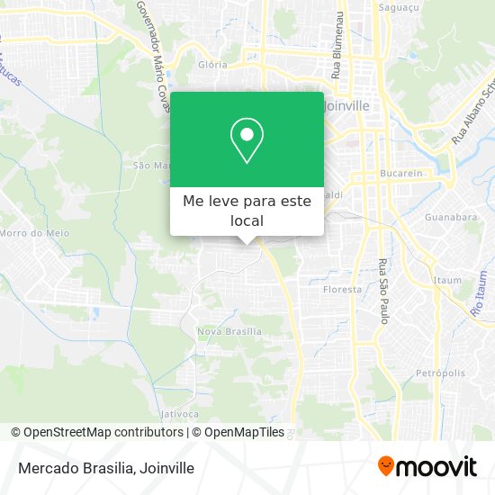 Mercado Brasilia mapa