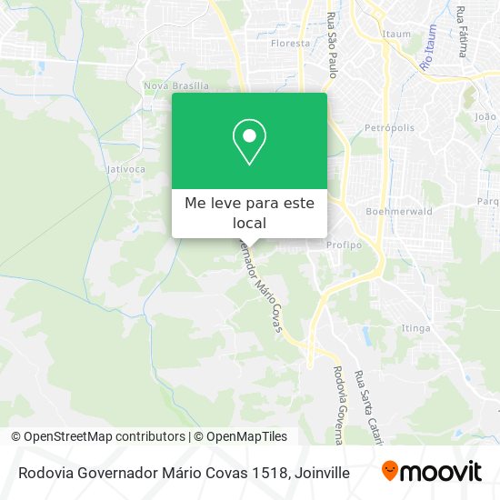 Rodovia Governador Mário Covas 1518 mapa