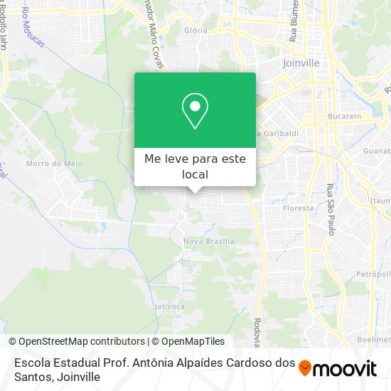 Escola Estadual Prof. Antônia Alpaídes Cardoso dos Santos mapa