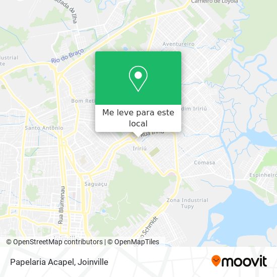 Papelaria Acapel mapa
