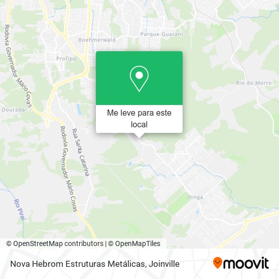 Nova Hebrom Estruturas Metálicas mapa