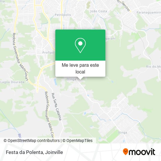 Festa da Polenta mapa