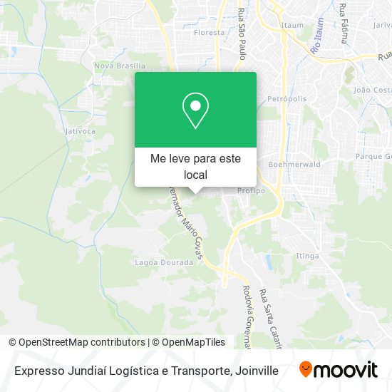 Expresso Jundiaí Logística e Transporte mapa