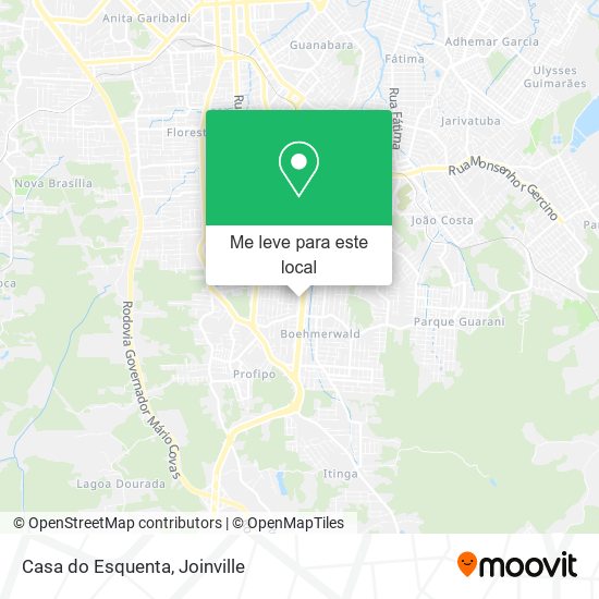 Casa do Esquenta mapa