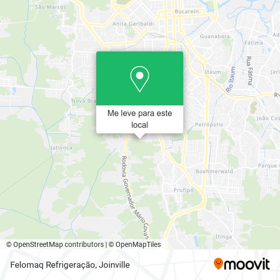 Felomaq Refrigeração mapa