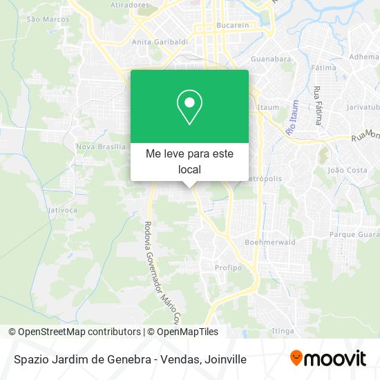 Spazio Jardim de Genebra - Vendas mapa