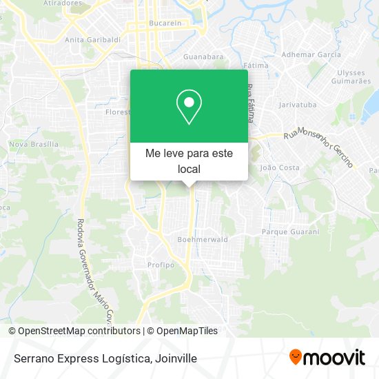 Serrano Express Logística mapa
