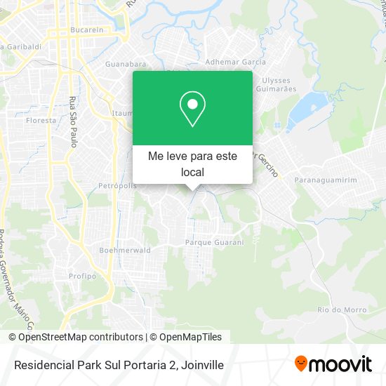 Residencial Park Sul Portaria 2 mapa