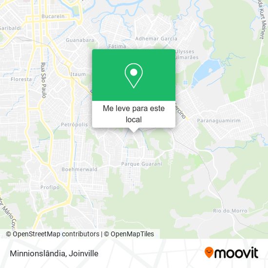Minnionslândia mapa