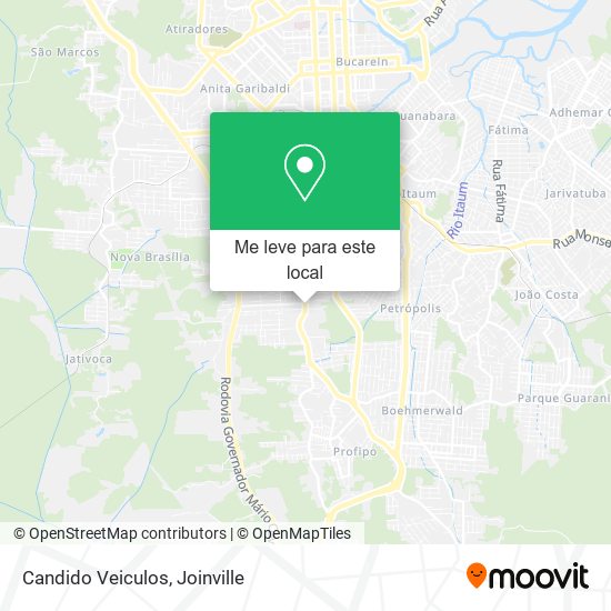 Candido Veiculos mapa