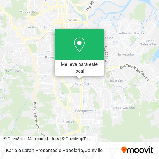 Karla e Larah Presentes e Papelaria mapa
