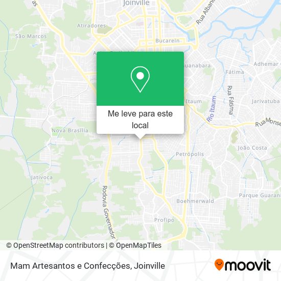 Mam Artesantos e Confecções mapa