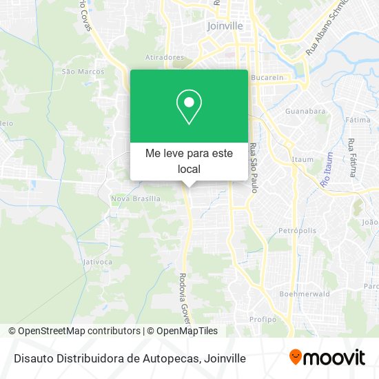 Disauto Distribuidora de Autopecas mapa