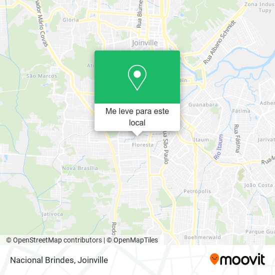 Nacional Brindes mapa