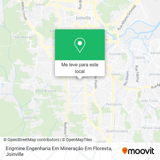 Engmine Engenharia Em Mineração Em Floresta mapa