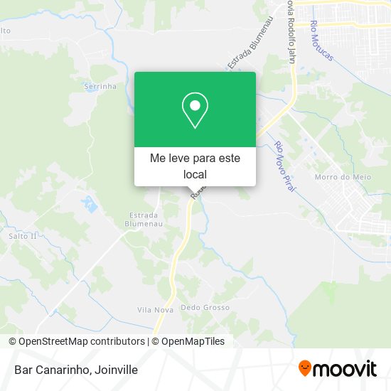 Bar Canarinho mapa