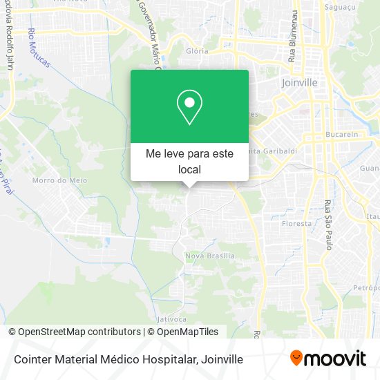 Cointer Material Médico Hospitalar mapa