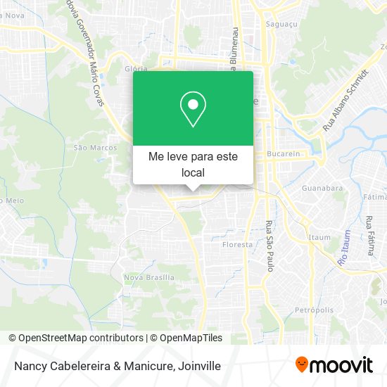 Nancy Cabelereira & Manicure mapa