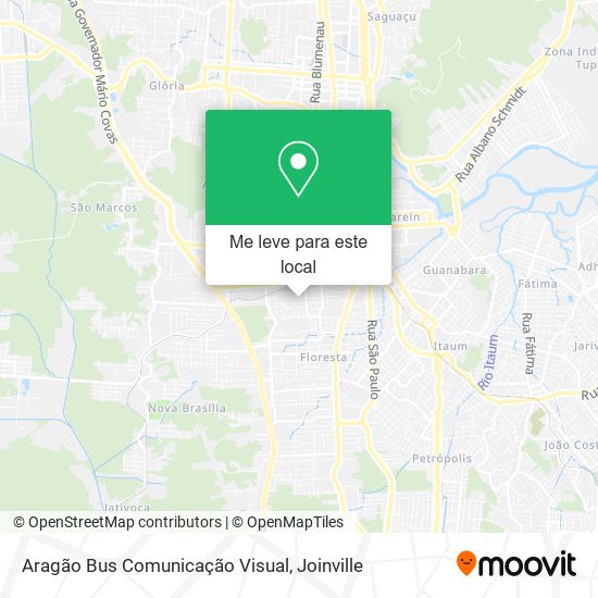 Aragão Bus Comunicação Visual mapa