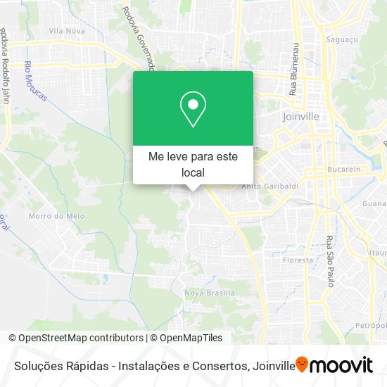 Soluções Rápidas - Instalações e Consertos mapa