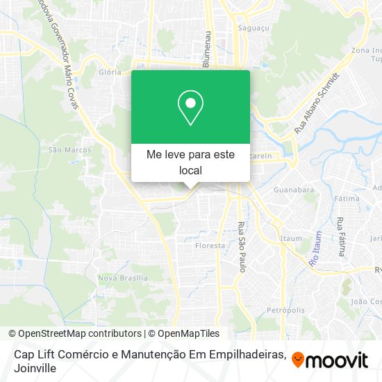 Cap Lift Comércio e Manutenção Em Empilhadeiras mapa