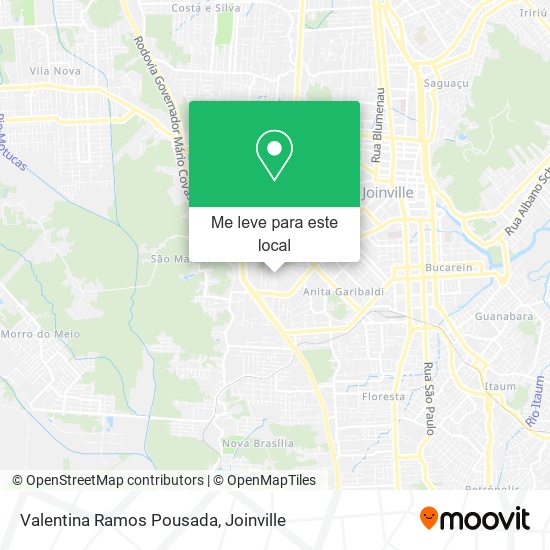 Valentina Ramos Pousada mapa