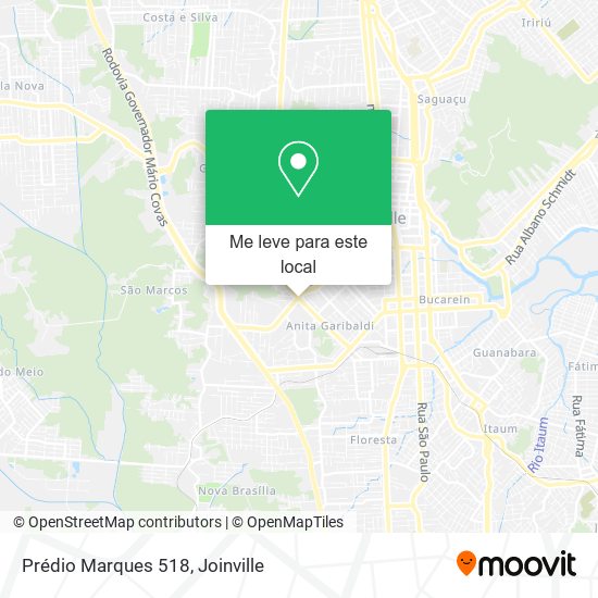 Prédio Marques 518 mapa