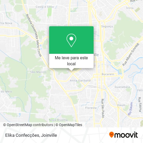 Elika Confecções mapa