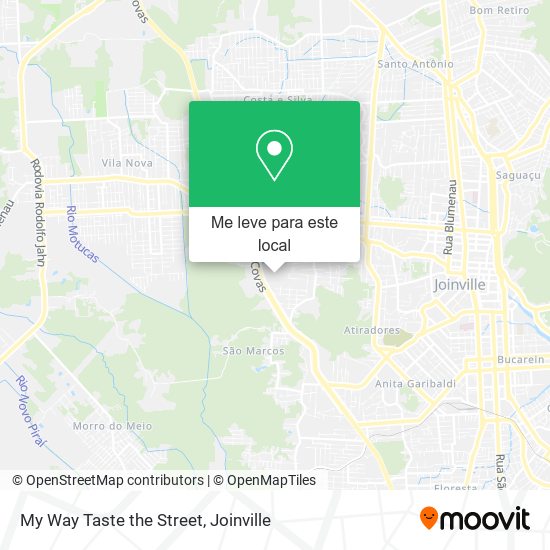 My Way Taste the Street mapa