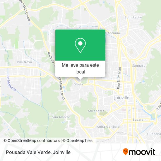 Pousada Vale Verde mapa