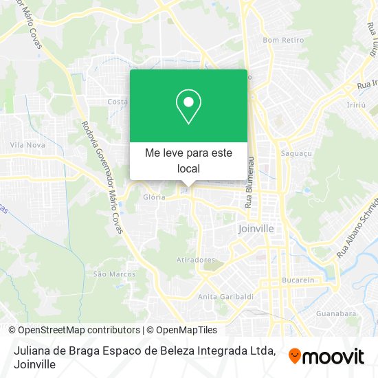 Juliana de Braga Espaco de Beleza Integrada Ltda mapa