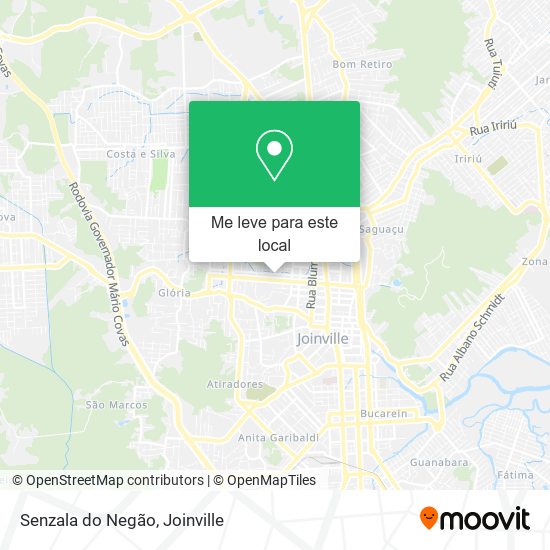 Senzala do Negão mapa